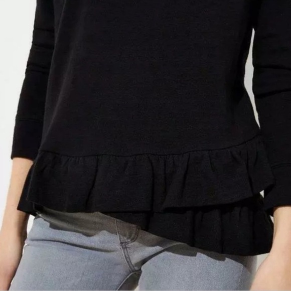 Loft Ruffled Sweatshirt - Picture 3 of 11